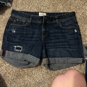 Aeropostale Dark Blue Jean Shorts